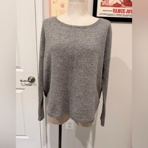 Lord & Taylor 100% cashmere Heather Gray Women's Sweater